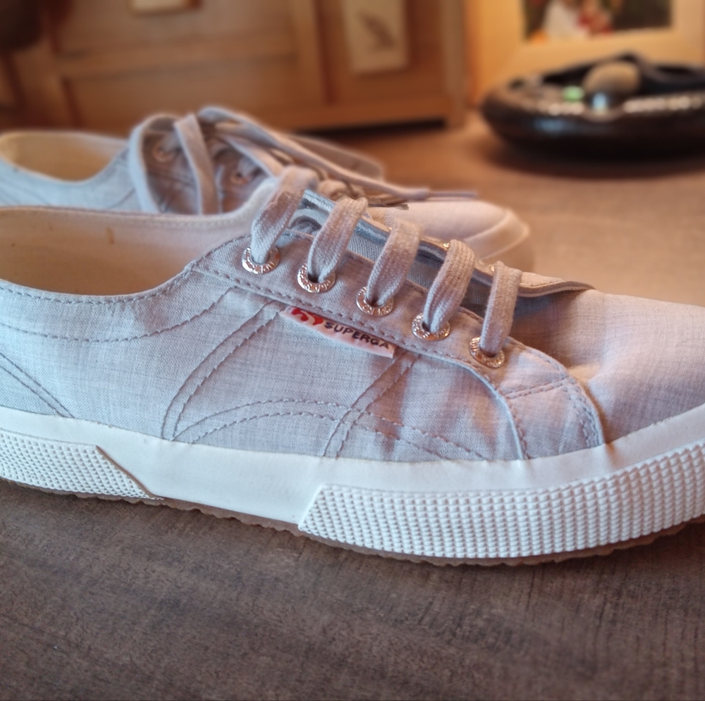 Superga chambray sneakers